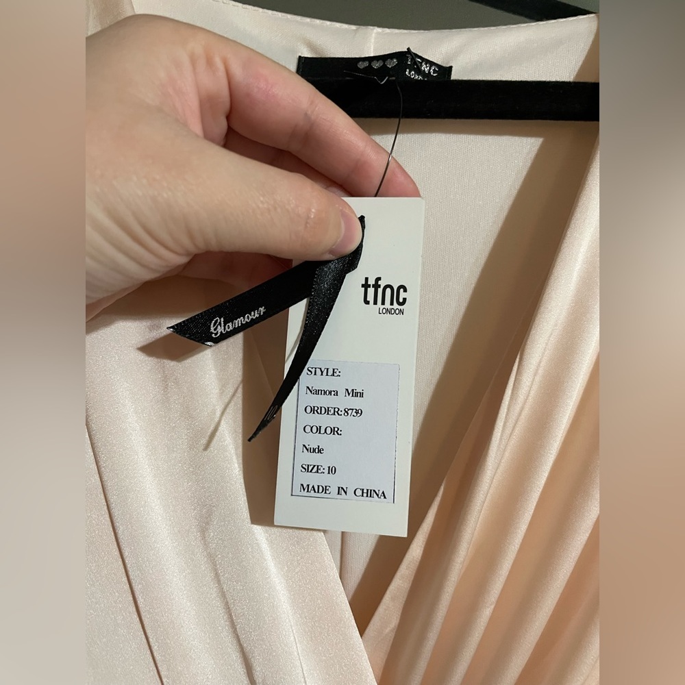 ASOS champagne long sleeved maxi dress. Brand new, never worn, still has tag. - Picture 2 of 2